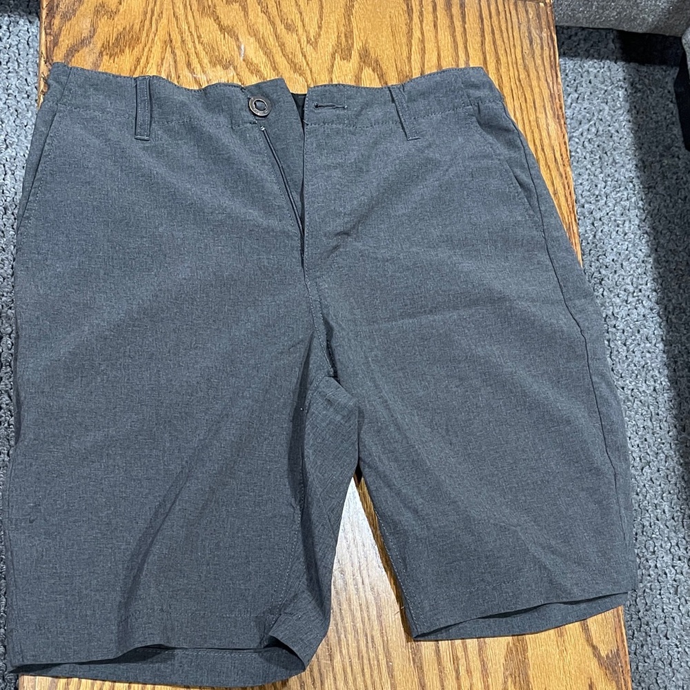 Volcom Men's Charcoal Flat Front Shorts